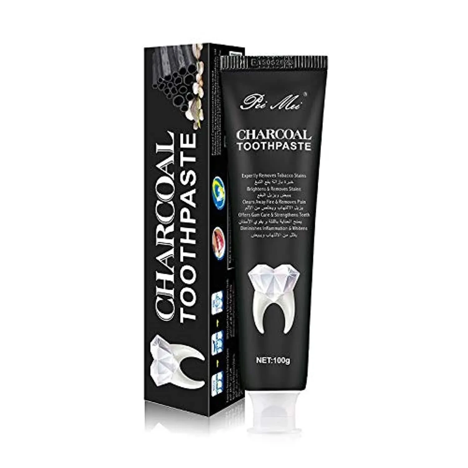 Pei Mei toothpaste Charcoal 100G