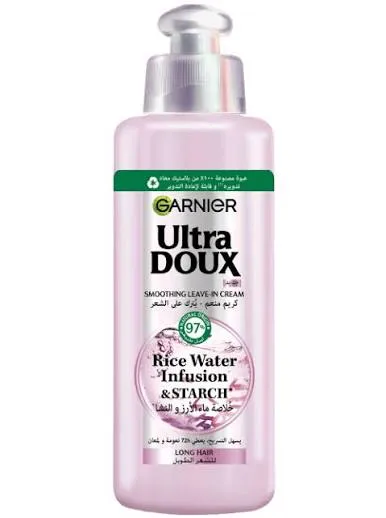 Garnier Cream Ultra Doux Smoothing Leave In Rice Water And Starch 400ML
