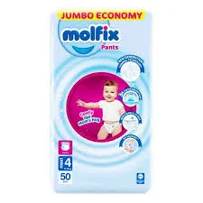 Molfix Pants 4 50PCS