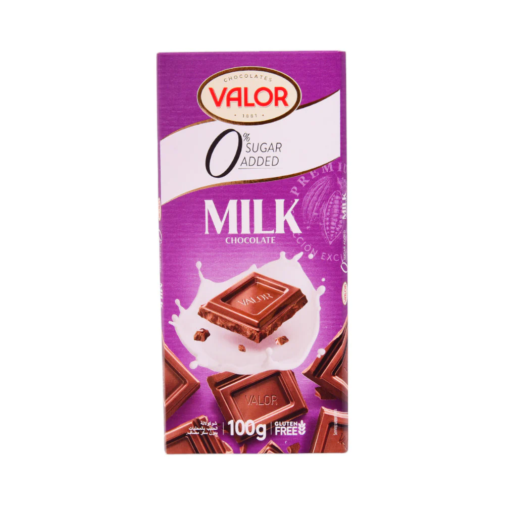 Valor Milk Chocolate Sugar Free 100G