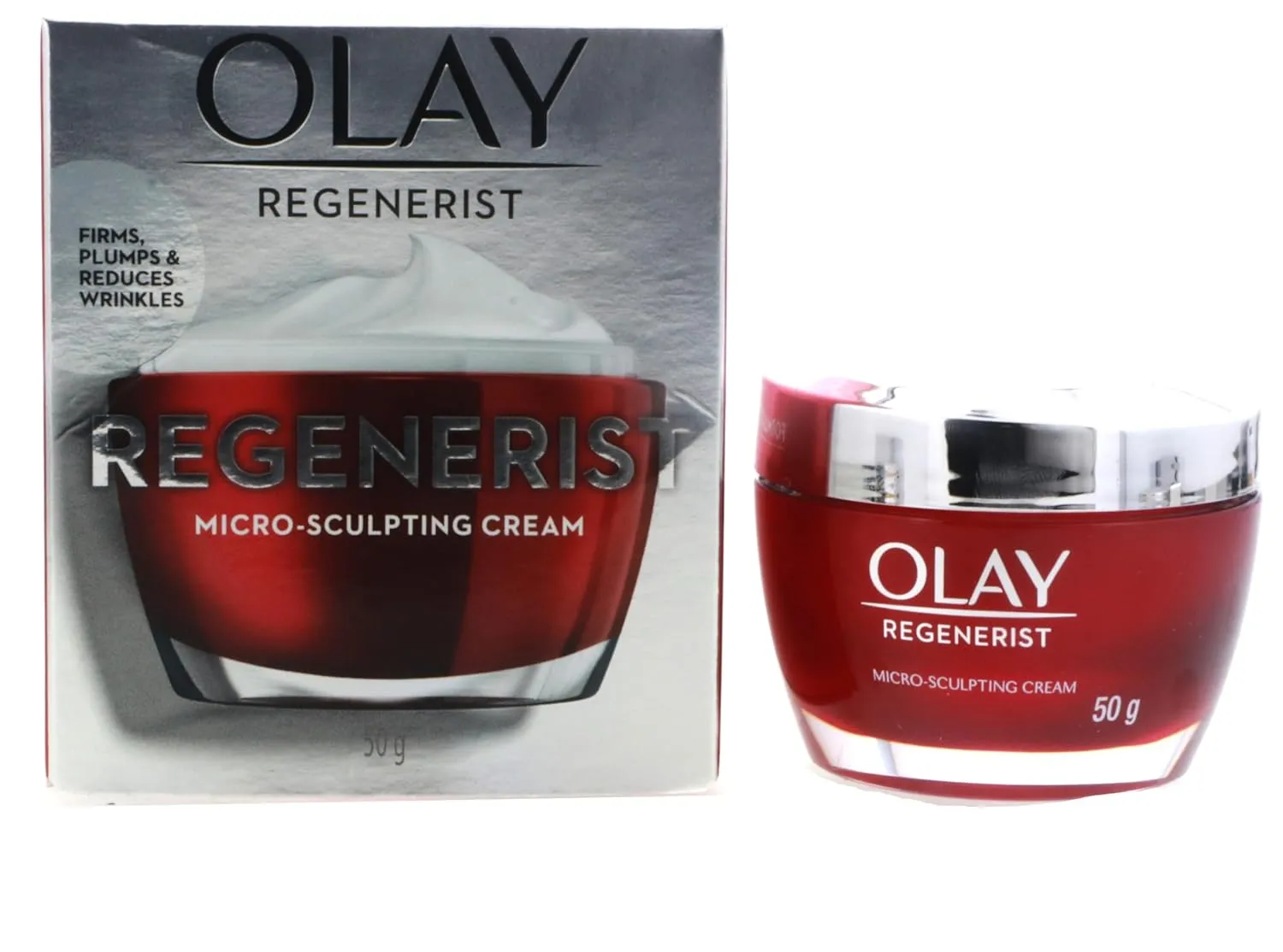 Olay Regenerist Cream Micro Sculpting Firms Reduces Wrinkles 50G