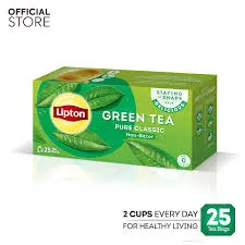 Lipton Green Tea Bags 25S Lemon And Honey