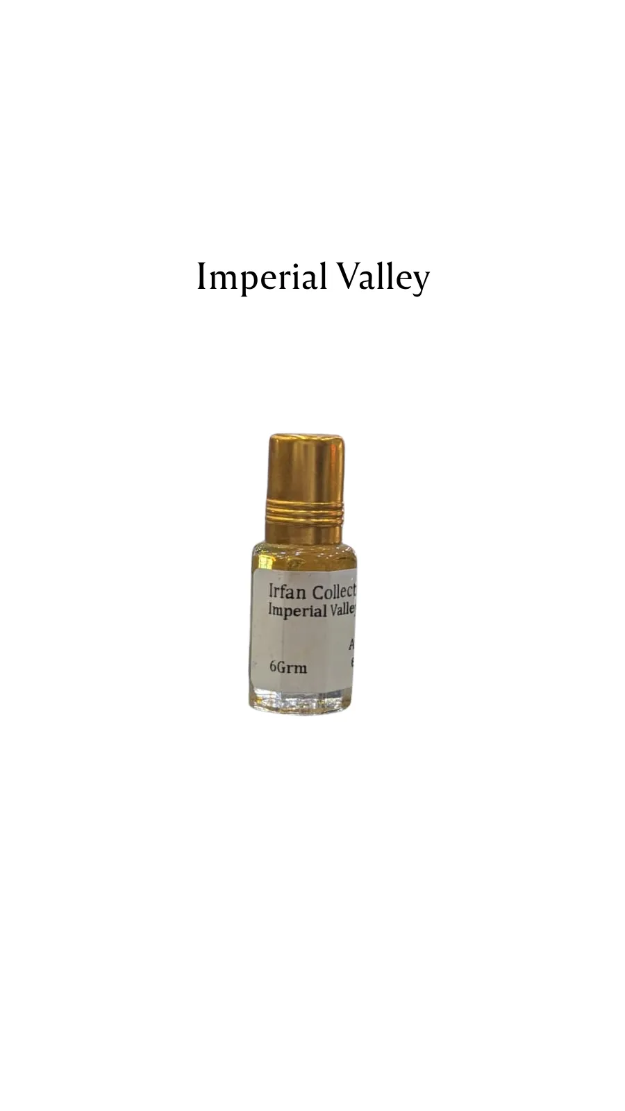 Concentrated Perfume Oil Attar  Imperial Valley Alkhaleej 6ML