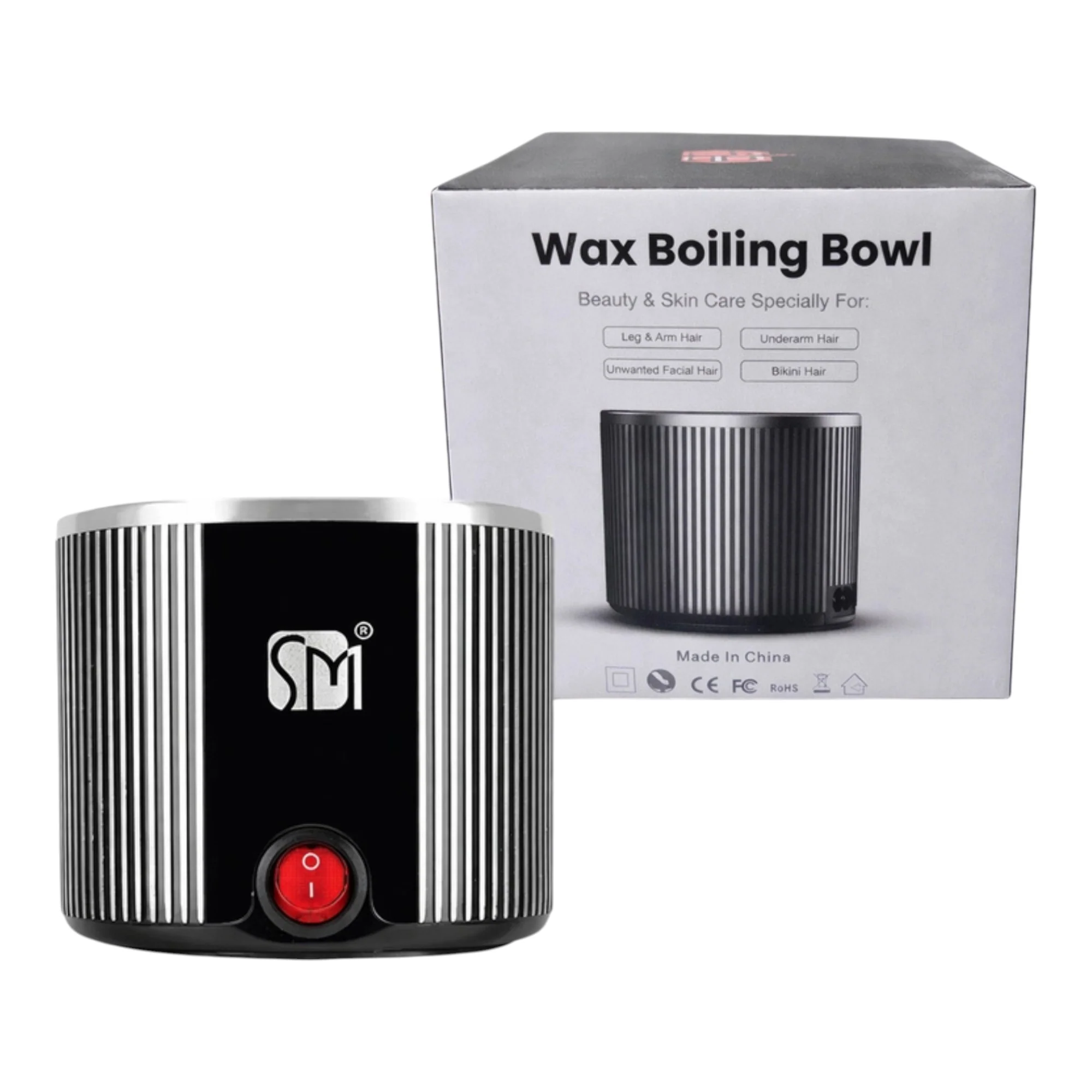 Wax Boiling Bowl Black SIlicon Material SM-200CC