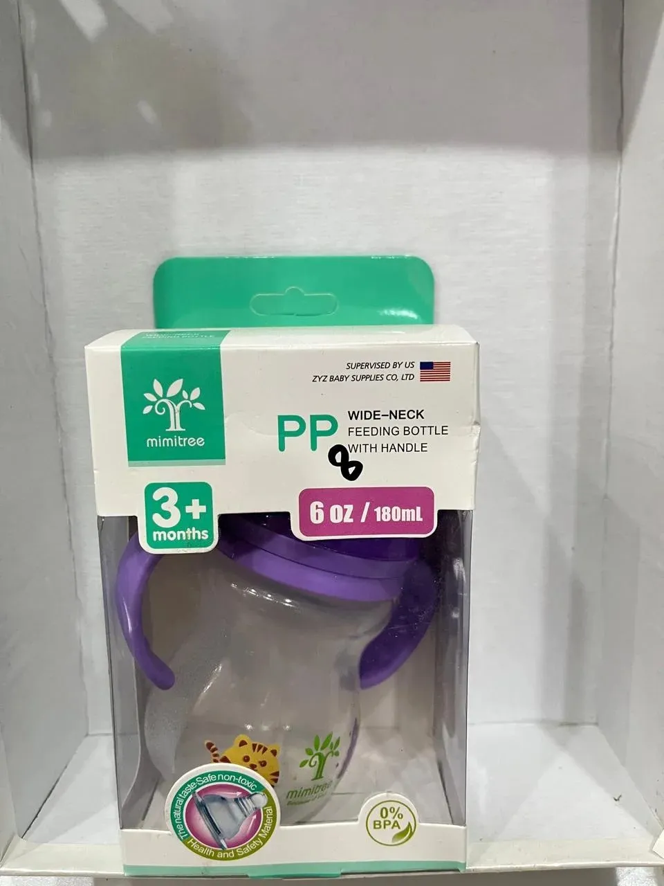 Minitree PP Feeding Bottle Ki-056Q Handle 180ML