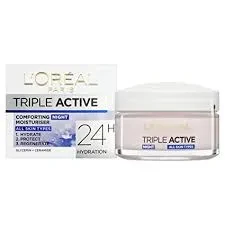 Loreal Cream Tripple Active 24H Night All Skin Types 50ML