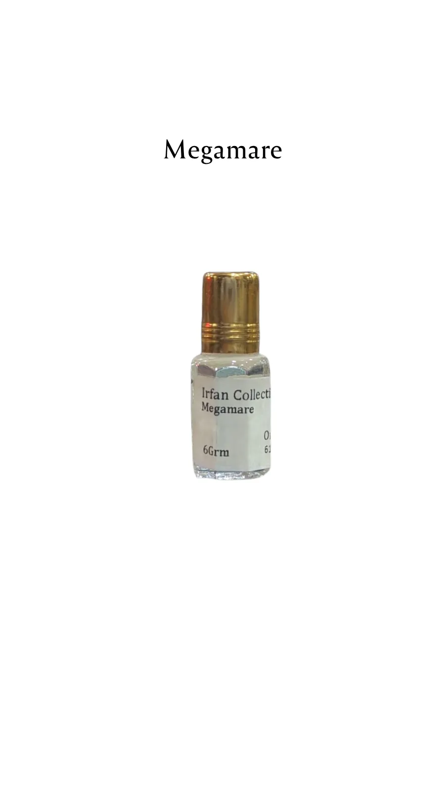 Concentrated Perfume Oil Attar Megamare French Orto Parisi Onlyfans 6ML