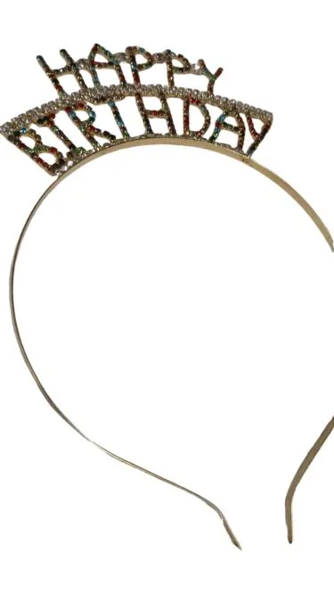 Birthday Celebration Birthday Head Ring For Girls Multi