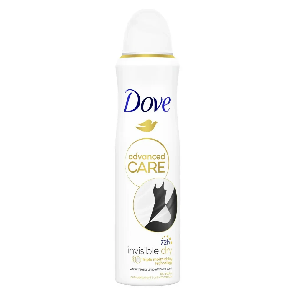 Dove Deodorant Body Spray Invisible Dry 150ML