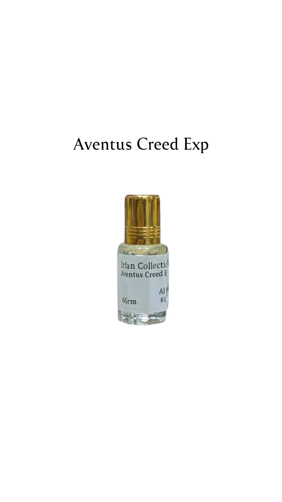 Concentrated Perfume Oil Attar Aventus Creed Exp French Alkhaleej 6ML