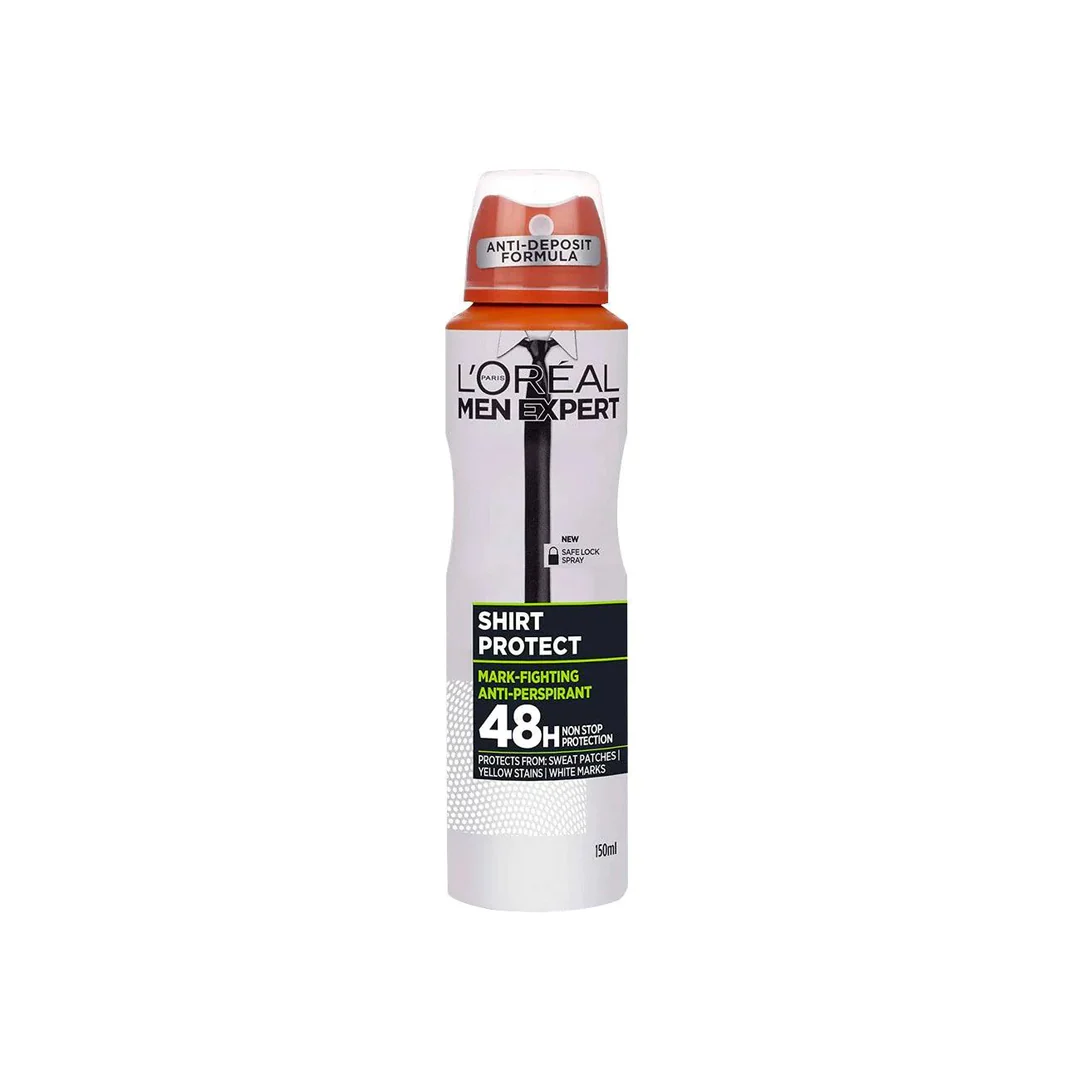 Loreal Deodorant Body Spray Men Expert Shirt Protect 150ML