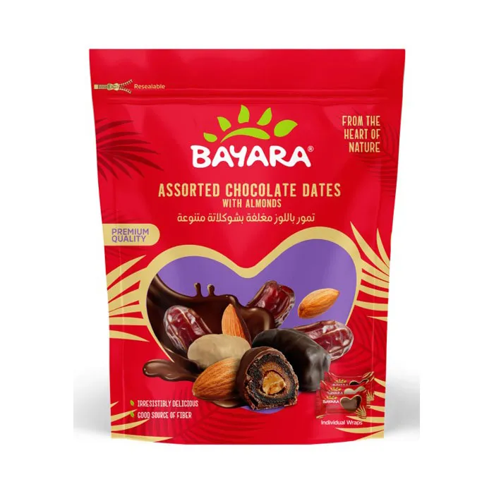 Bayara Dates Assorted Chocolate With Almonds 250G
