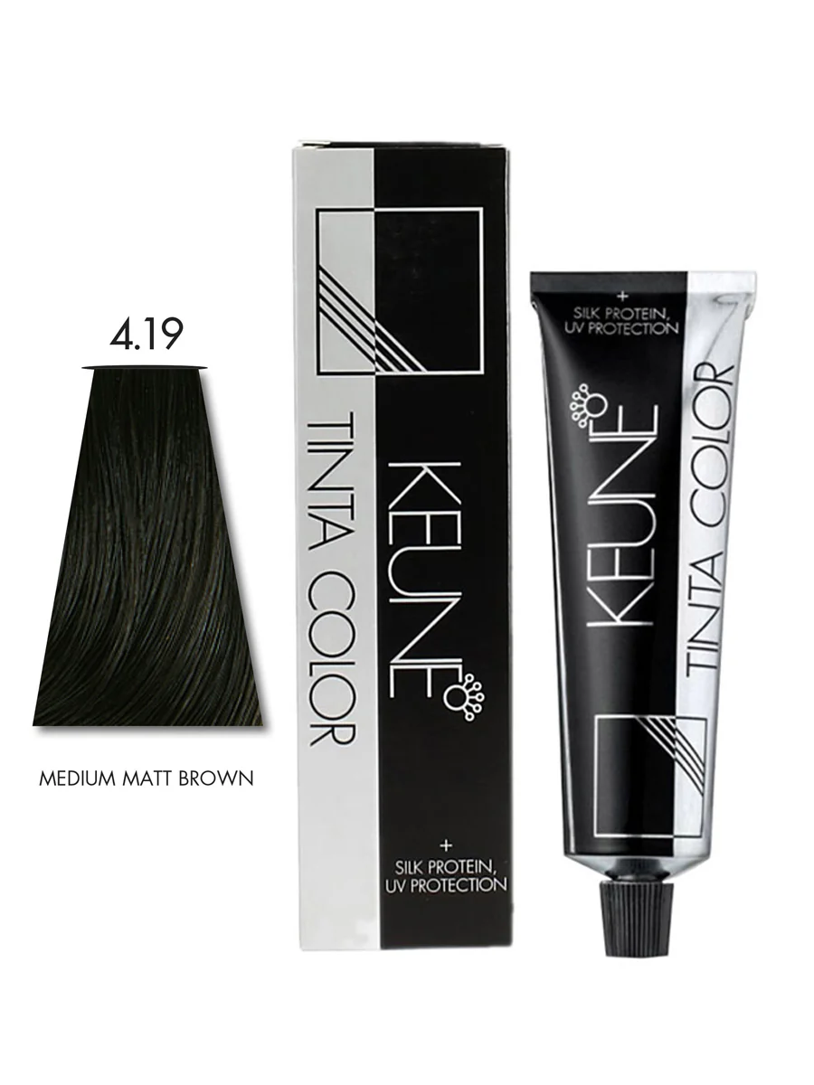 Keune Tinta Hair Color 4.19 Medium Matte Brown