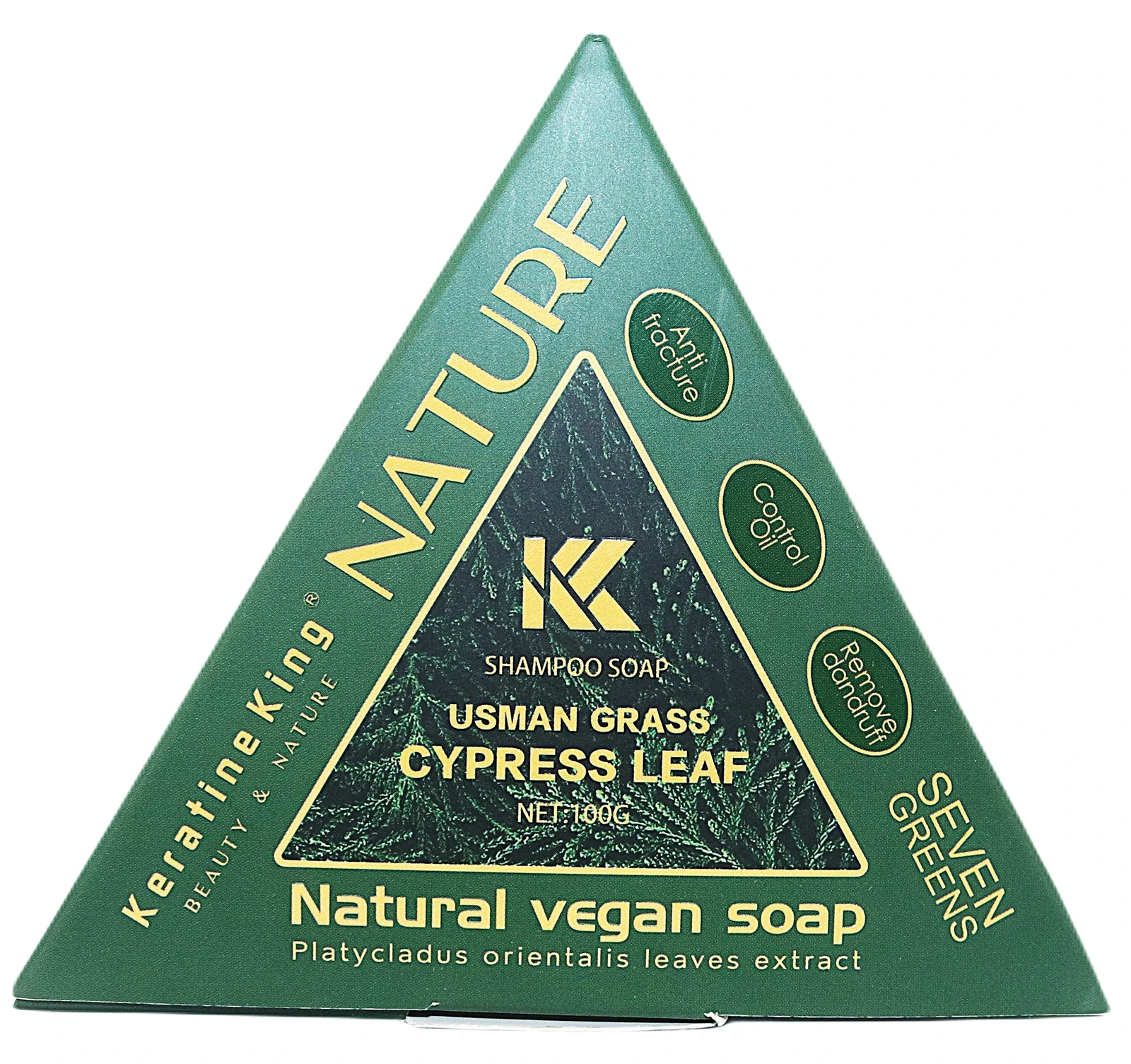 Keratine Queen Shampoo Soap Usman Grass Cypress Leaf 120G