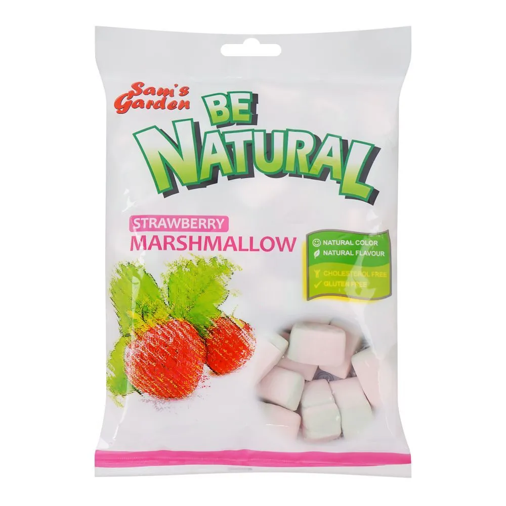 Be Natural Marshmallow Strawberry 120G