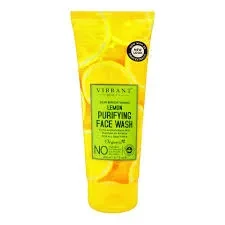 Vibrant Beauty Facial Tube Face Wash Exfoliating Lemon 150ML