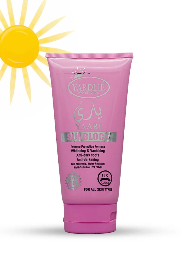 Yardlie Professional Sunblock Yaari 60SPF+++ 150ML