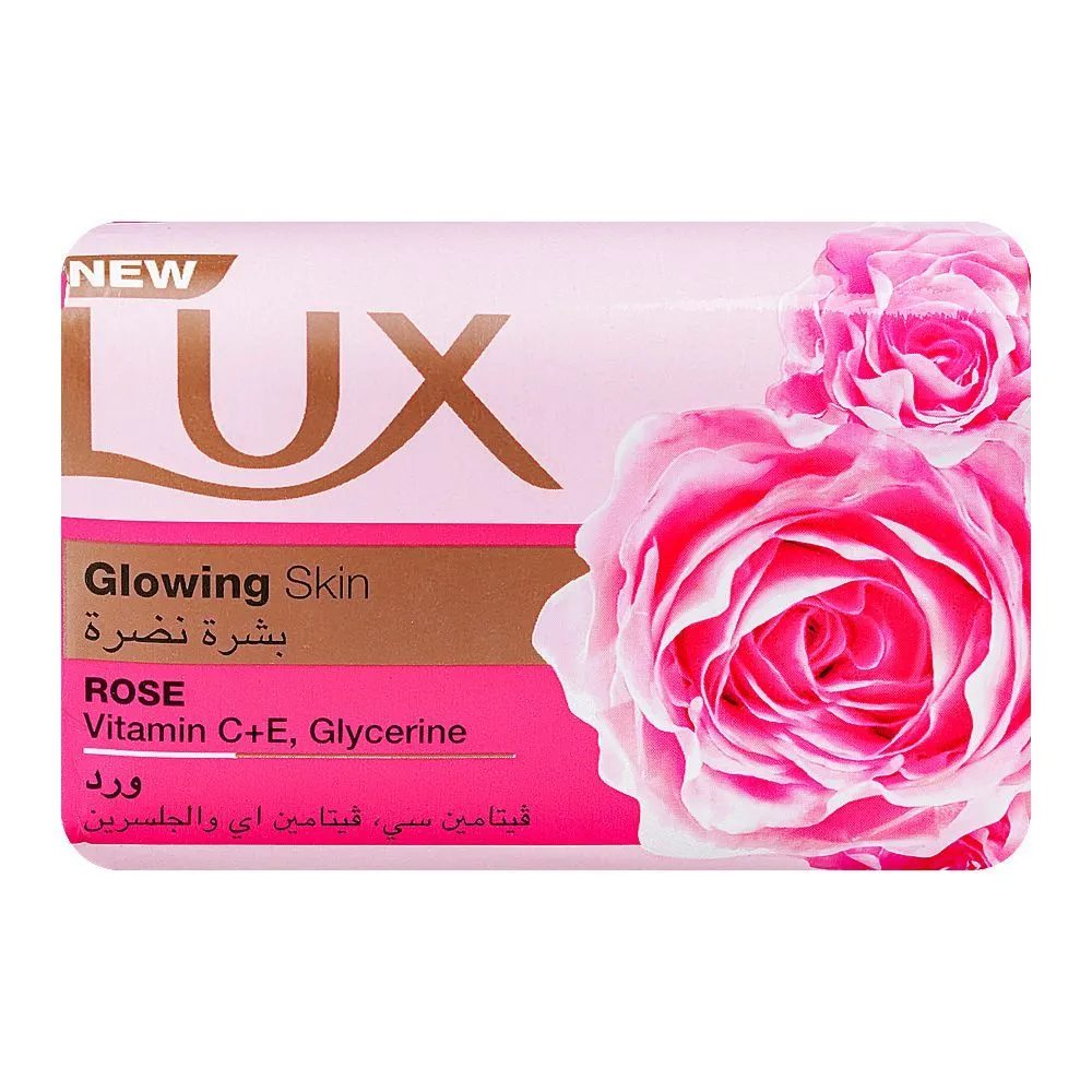 Lux Soap Glowing Skin Pink 170G saudi-A