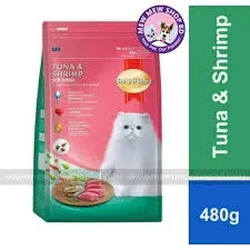 SmartHeart Cat Food Tuna And Shrimp 480G