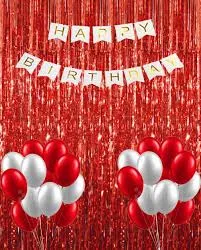 Birthday Celebration Led Love Red And White