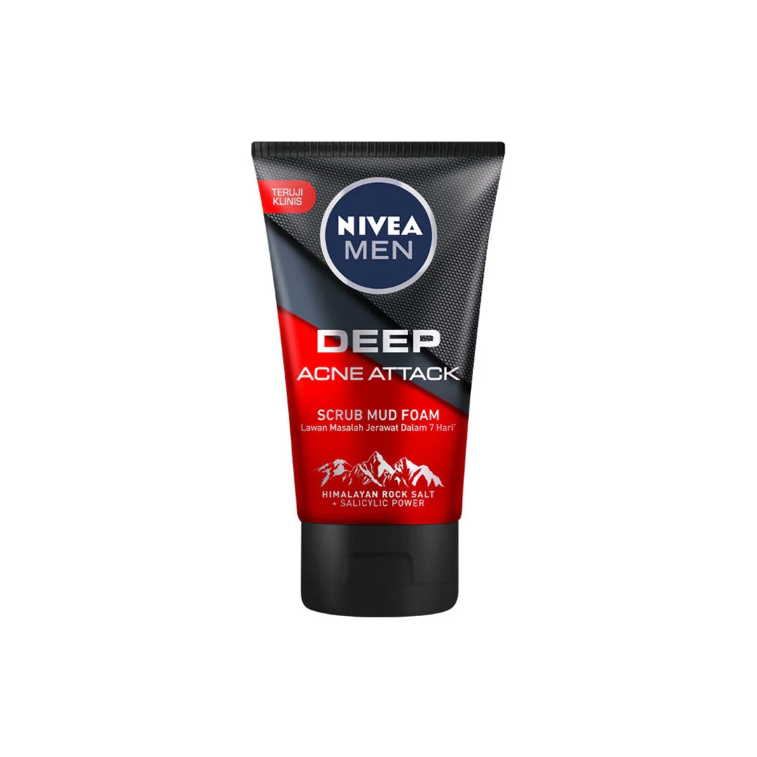 Nivea Face Wash Men Deep Acne Attack 100ML