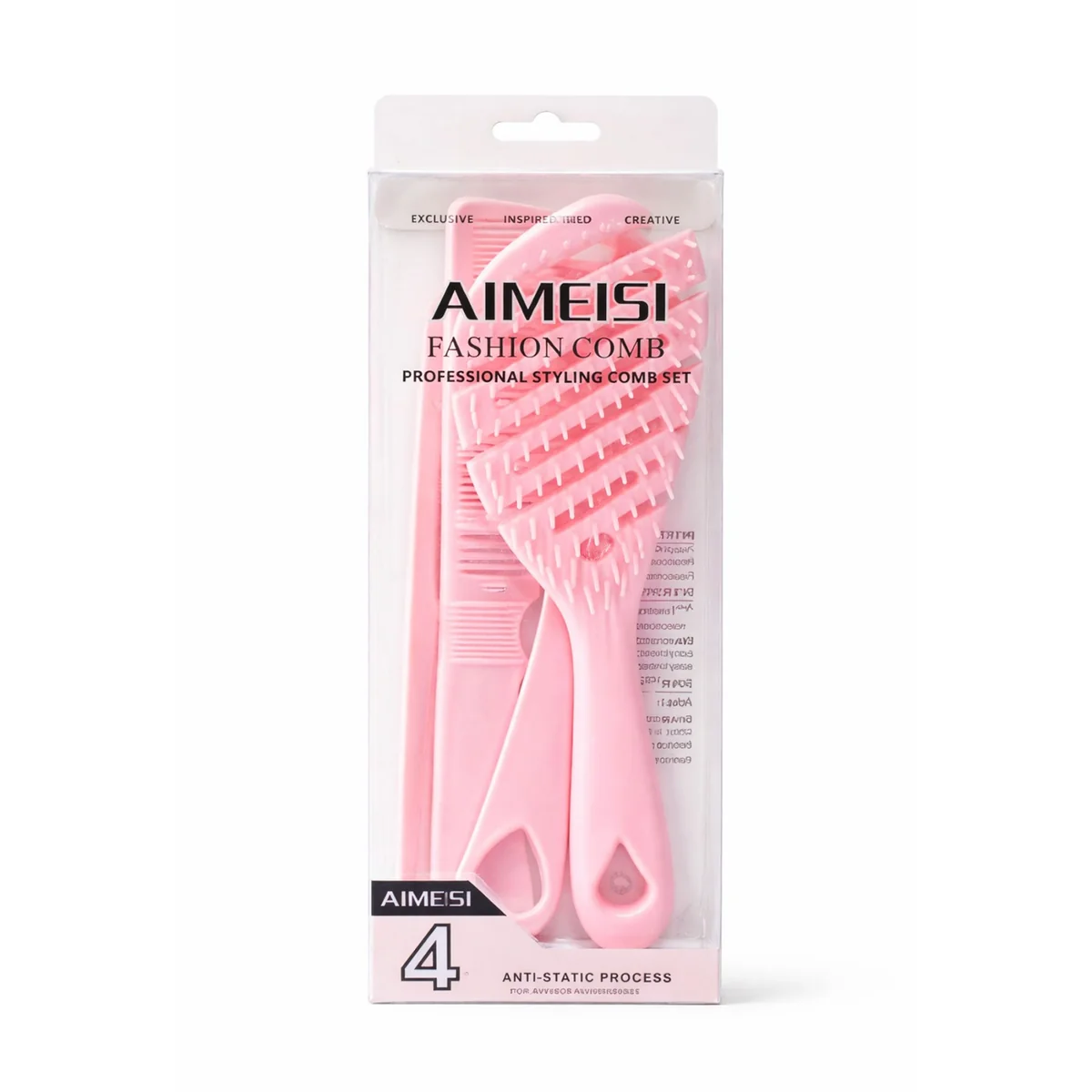 Aimeisi Fashion Comb And Brush Set 4in1 4021