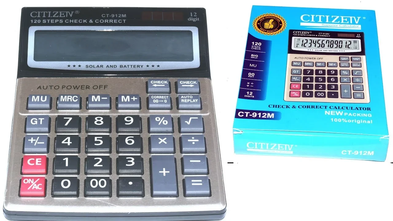 CITI.ZETV CALCULATOR CT912M