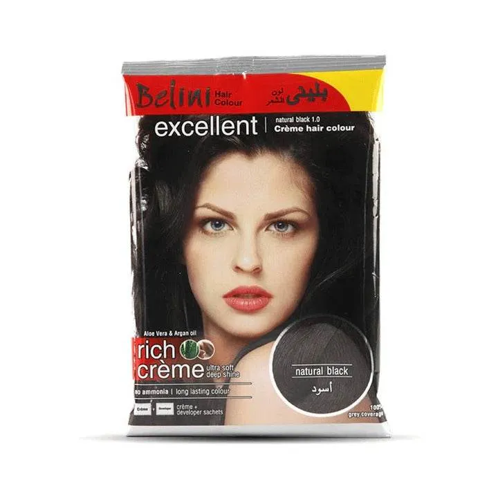 Belini Hair Color Sachet Natural Black