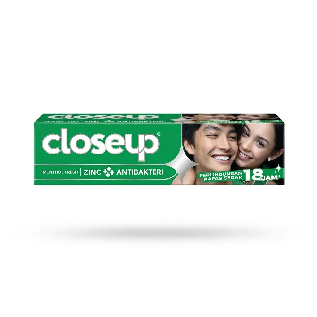 Closeup Toothpaste Green Zinc Anti Bacteria 110G