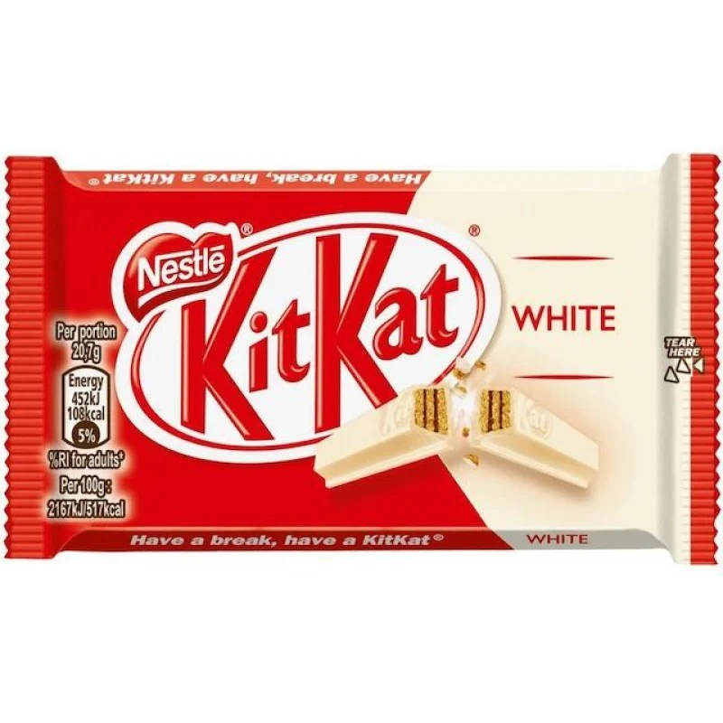 Kitkat Chocolate 4 Finger White Bar