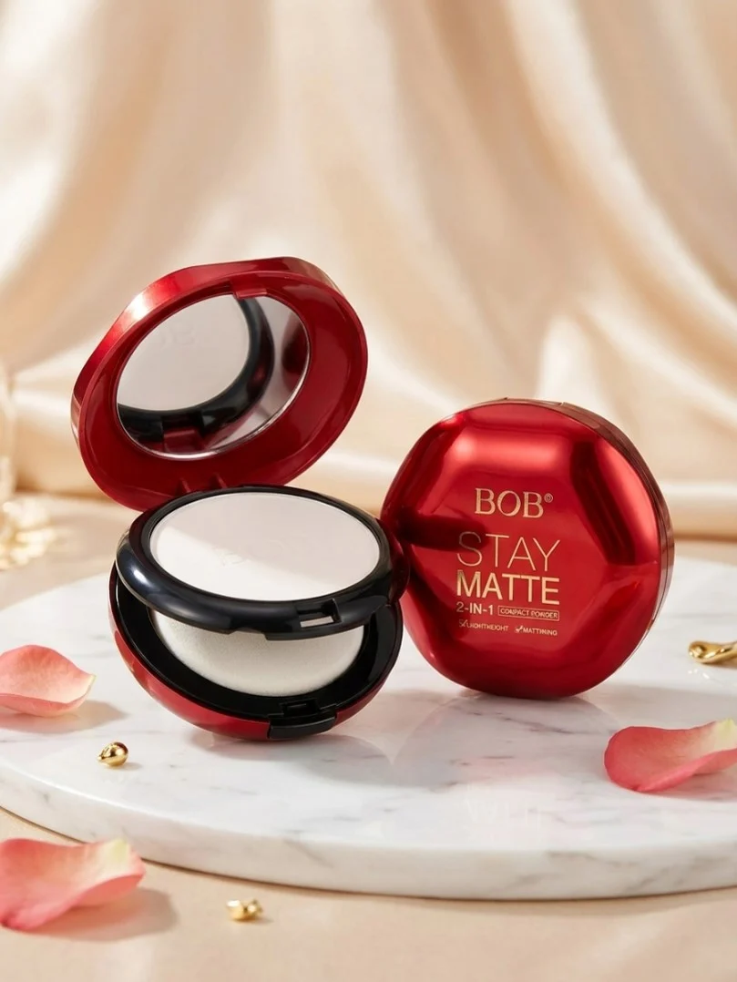 Bob Compact Powder Stay Matte 001 2in1
