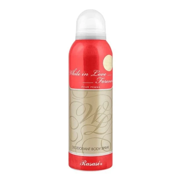 Rasasi Deodorant Body Spray While In Love Forever Femme 200ML
