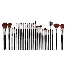 Glamorous Face Brushes Set Leather 26*1 7879