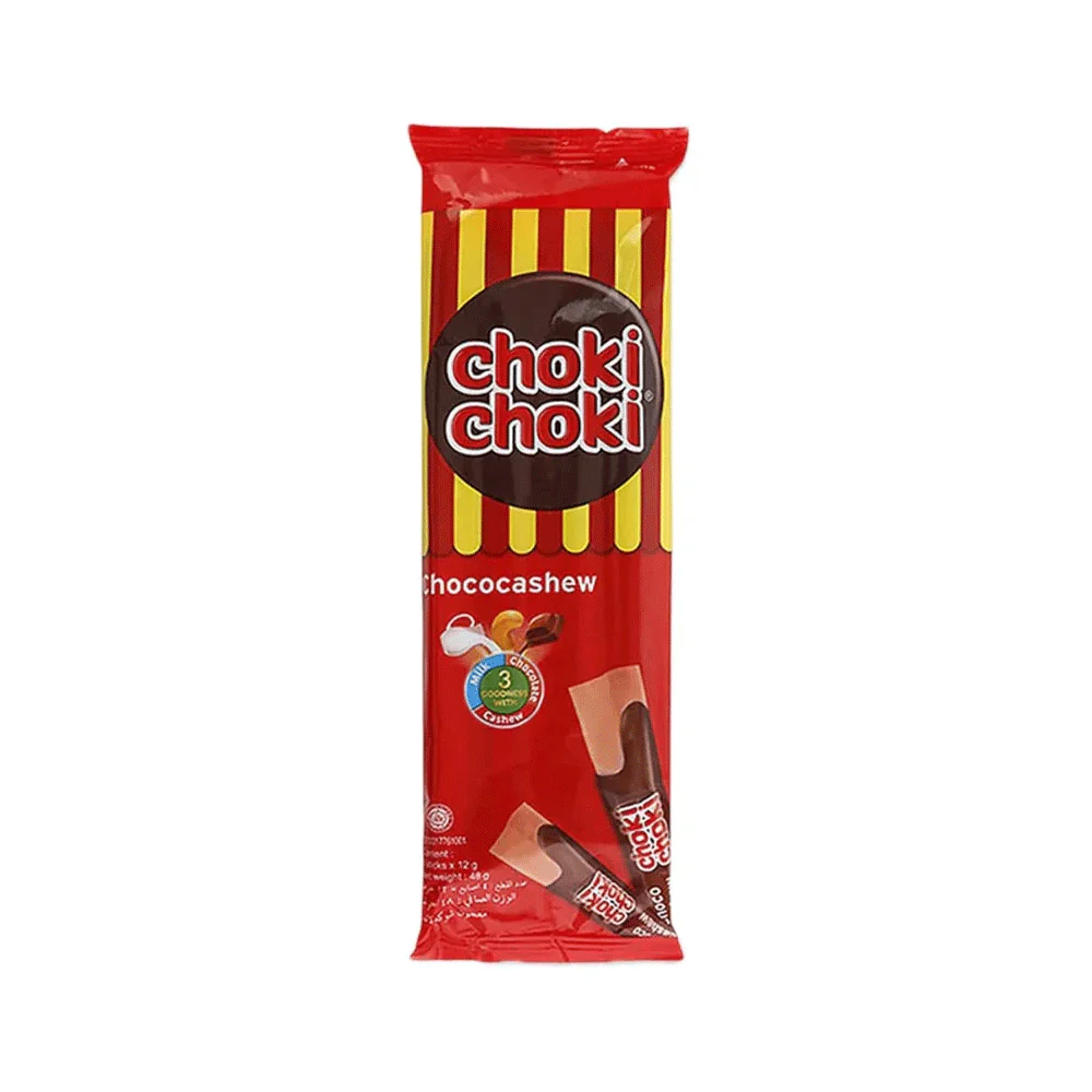 Choki Choki Choco Cashew Chocolate Bar 24G