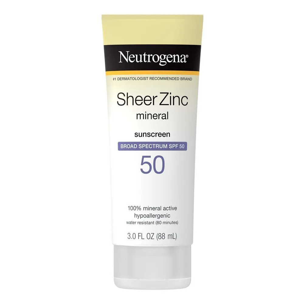 Neutrogena Sunscreen SPF50 Sheer Zinc 88ML