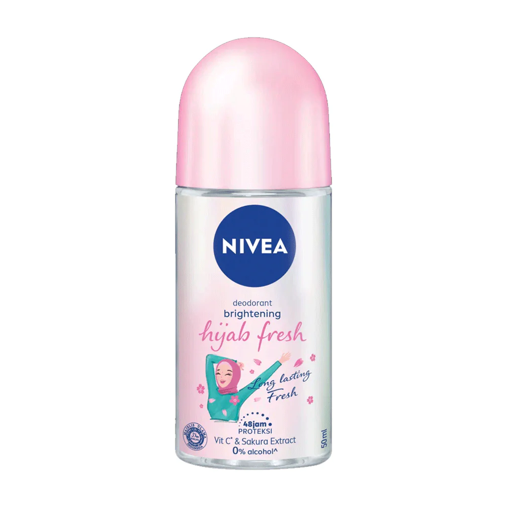 Nivea Deodorant Roll On White Hijab Fresh Bright And Fresh 50ML