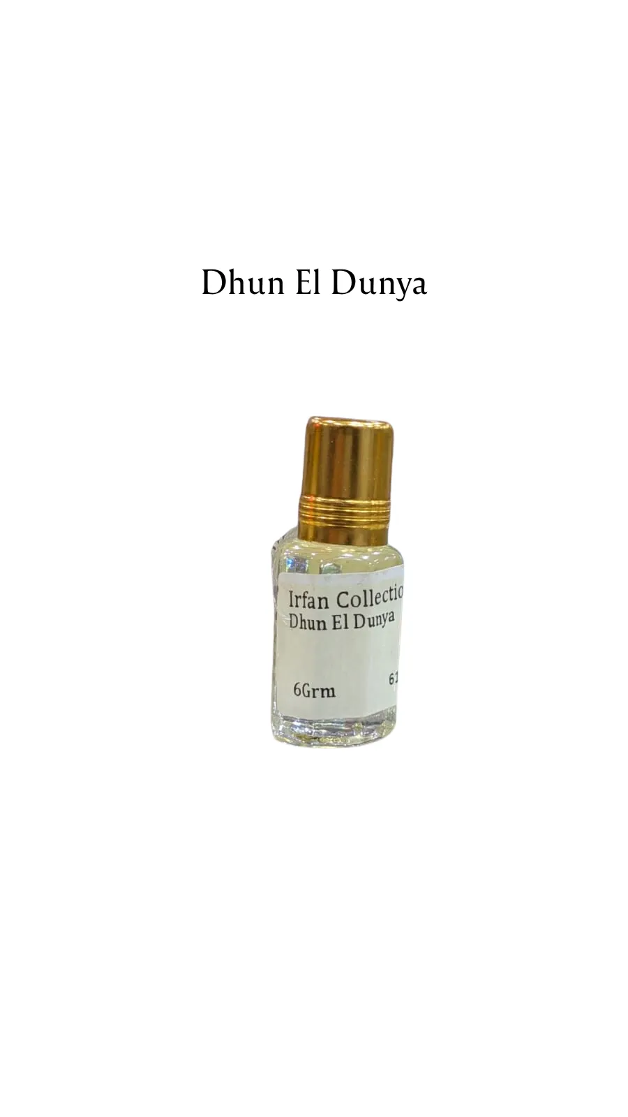 Concentrated Perfume Oil Attar Dhun El Dunya Oriental Arabic-F Charabot 6ML