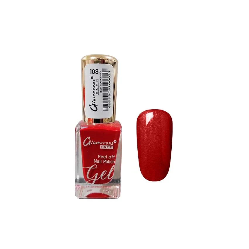 Glamorous Face Nail Polish 8004 Peel Off Gel 108