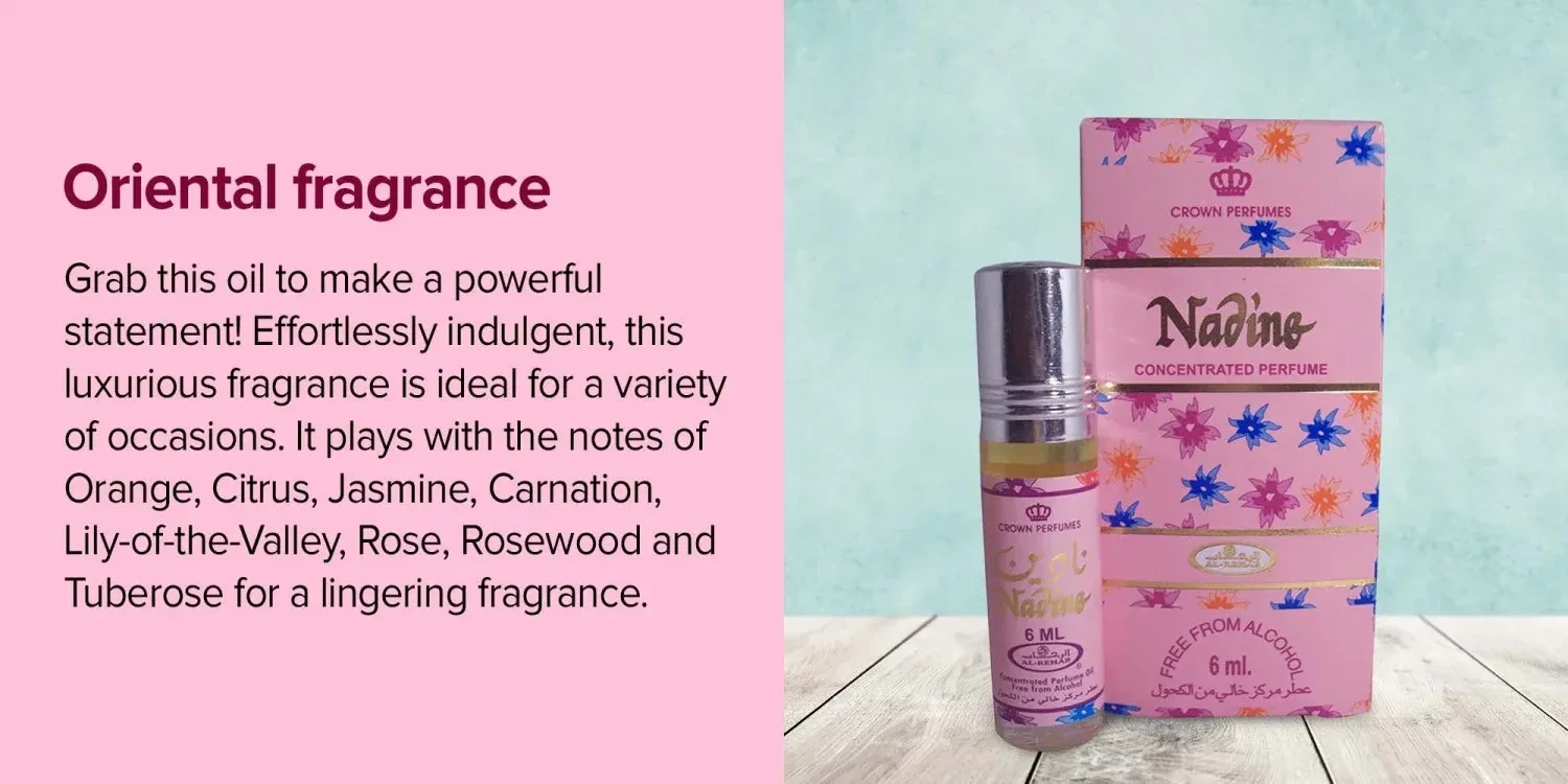 Al Rehab Concentrated Perfume Oil Attar Nadine 6ML