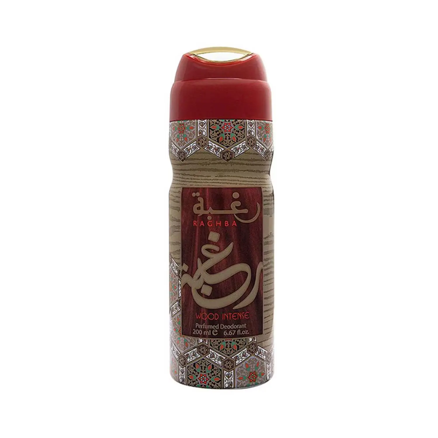 Lattafa Deodorant Body Spray Raghba Wood Intense 200ML