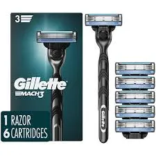 Gillette Razor Handle Mach 3 With 2 Blades