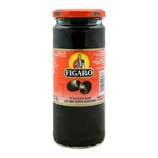 Figaro Olives Black Pitted 450G