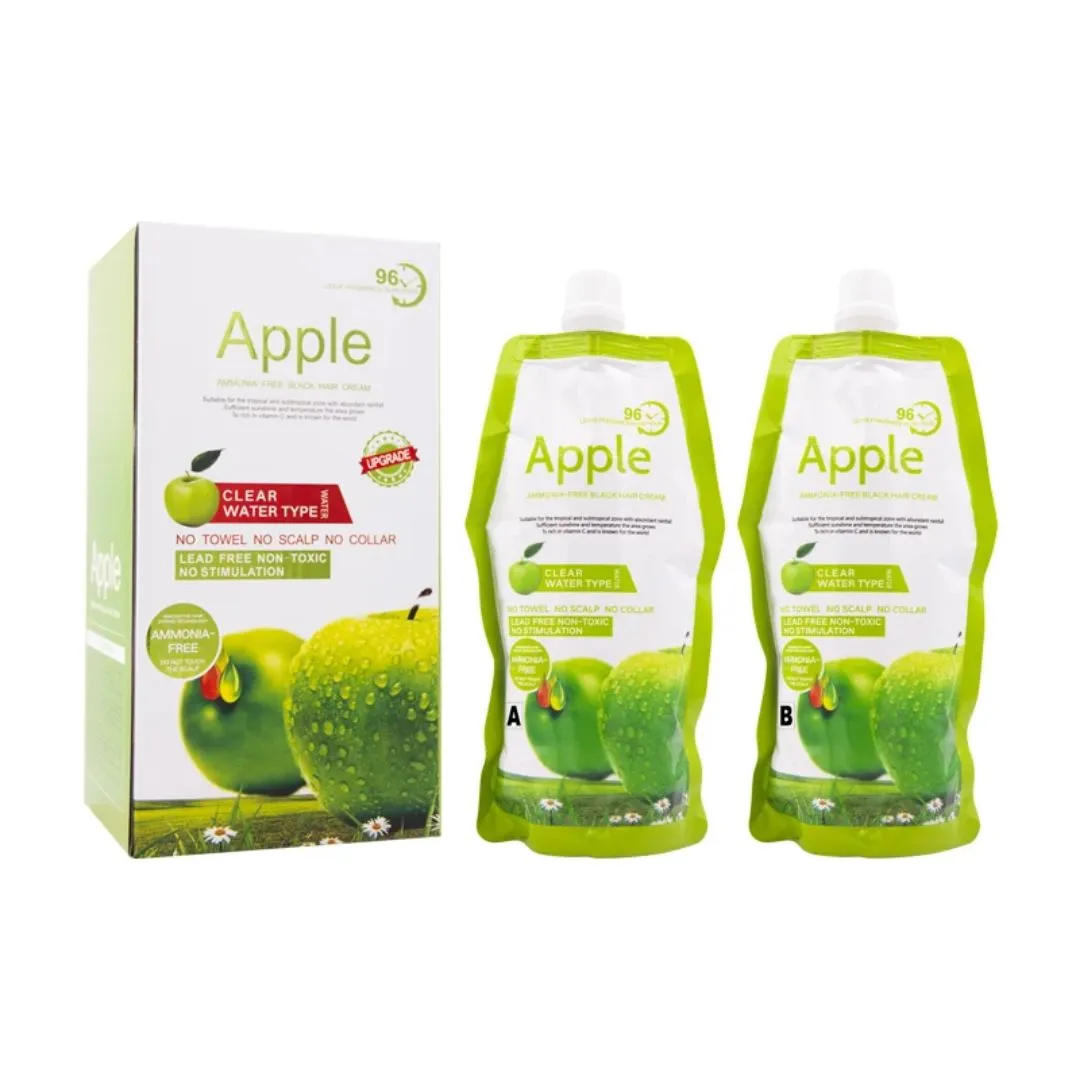 Apple Hair Colour Cream Black 500ml+500ml