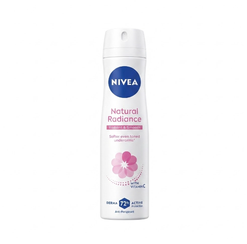 Nivea Deodorant Body Spray Natural Radiance White 150ML