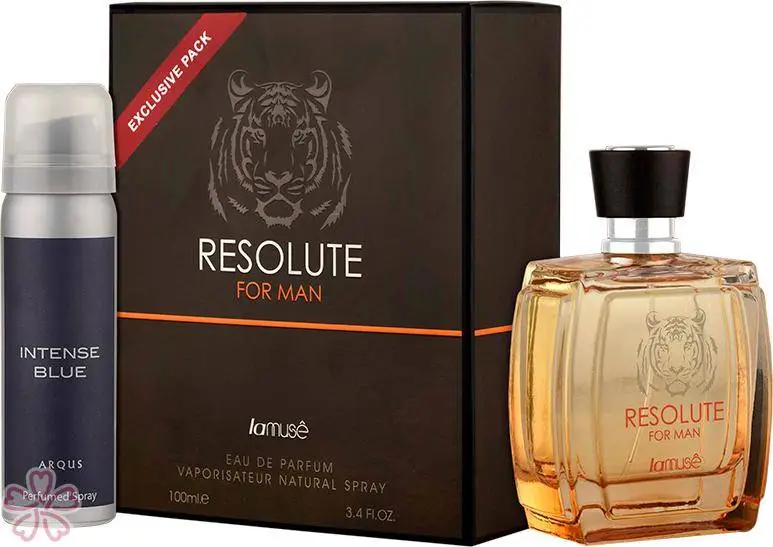 Lamuse Eau De Parfum Exclusive Pack Resolute For Man 100ML