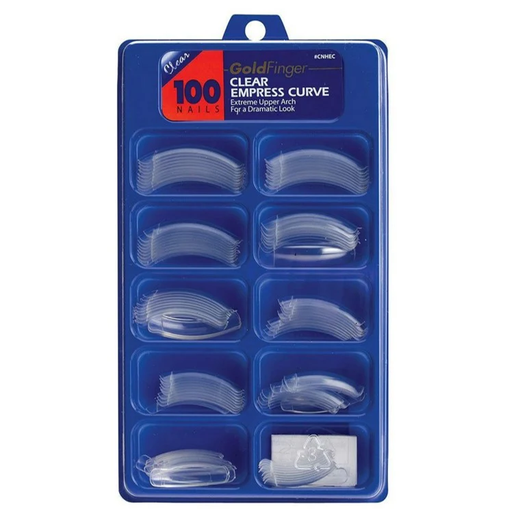 Empress Curve Nails Clear 100s Transparent