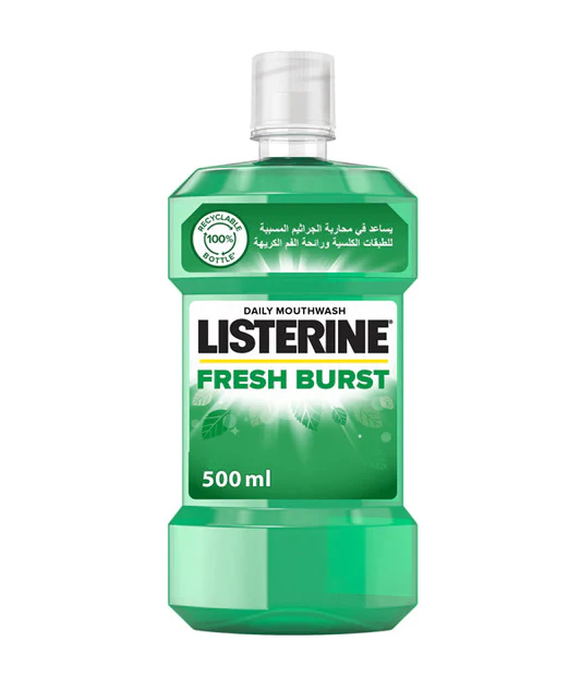 Listerine Mouthwash Fresh Burst 500ML