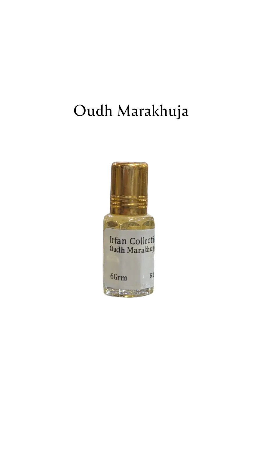 Concentrated Perfume Oil Attar Oudh Marakhuja French Parfex 6ML