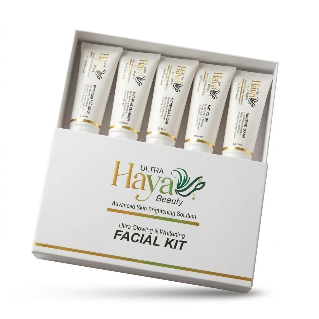 Haya Beauty Facial Kit Ultra Glowing And Brightening 6s