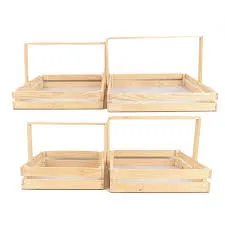 Gift Basket Wooden Handle Xlarge